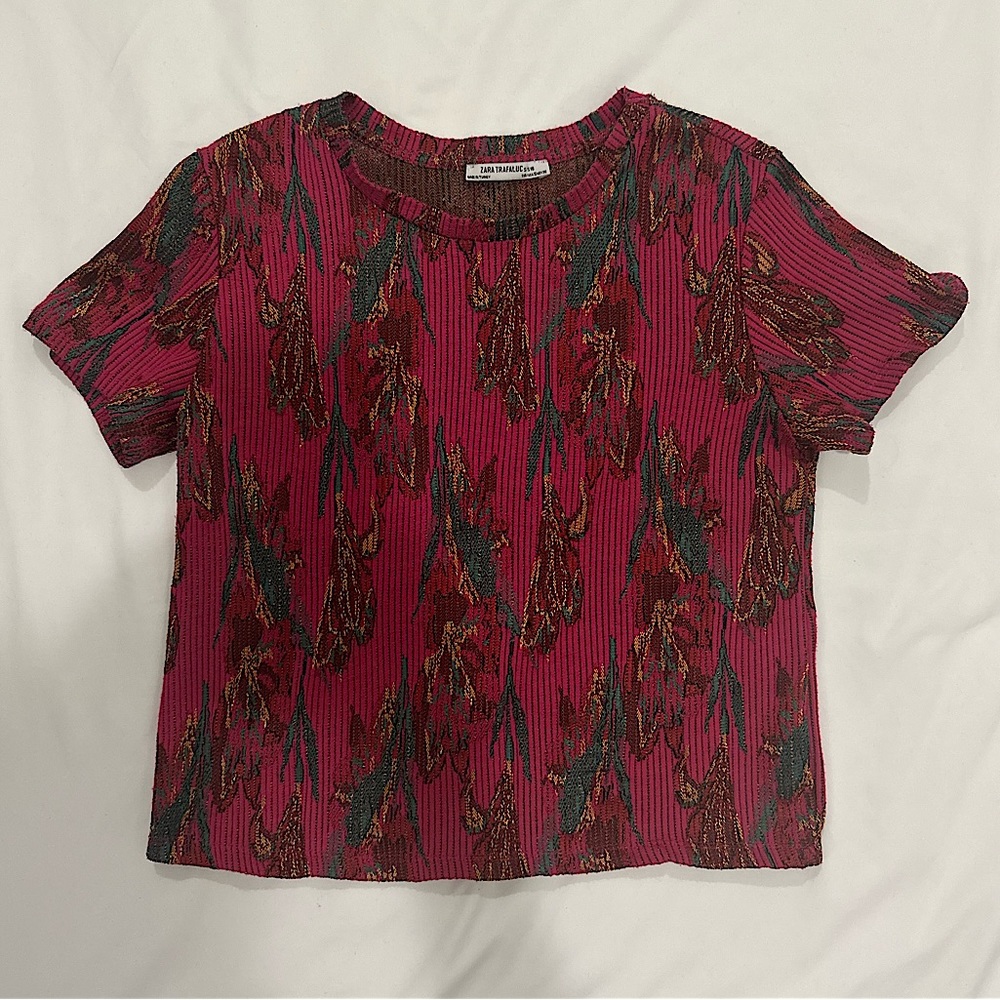 Zara Trafaluc beautiful patterned shirt